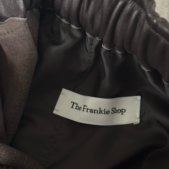 The Frankie Shop Kevin Leather Pants, Brown, NWT, Medium - Picture 12 of 16